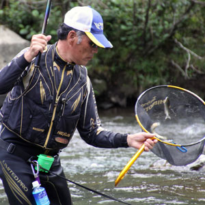 有田川を知り尽くしてる木下選手