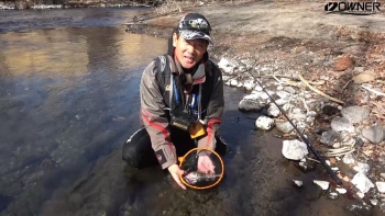 雪残る渓流でヤマメを追う「関東釣りレポートvol.7」