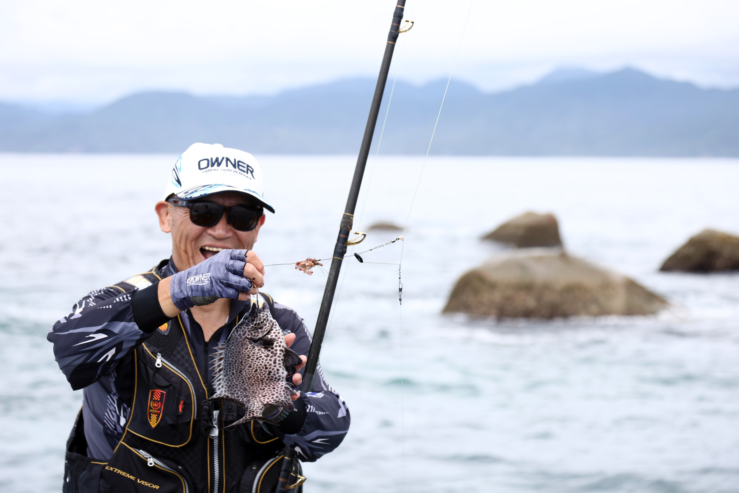 初めて釣った魚もイシガキダイだった。それから和渕さんの底物人生が始まった